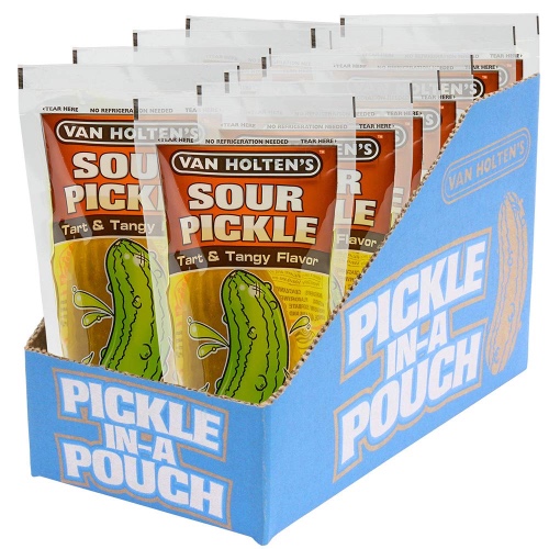Van Holten's - Pickle-In-A-Pouch Large Pickles - 12 Pack Sour