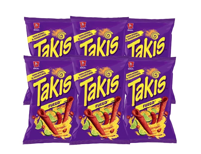 Takis Fuego 420g (Pack of 6 x 70g Each) Mexican Import