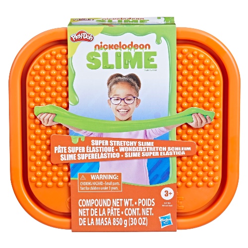 Play-Doh Nickelodeon Slime Brand Compound Stretchy Green Tub, 30 Ounces of Bulk Slime for Kids, Sensory Toys for Girls & Boys 3 Years & Up, Kids Gifts - 
