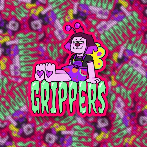 Bug GRIPPERS Glitter Sticker