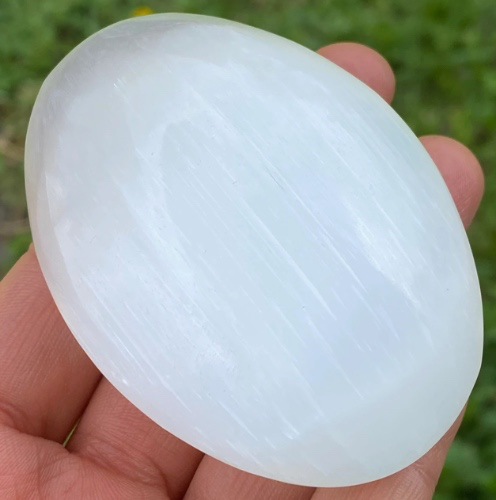 for Selenite Palm Stone 