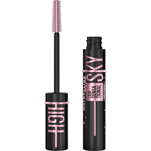 Maybelline New York Lash Sensational Sky High Washable Eyelash Mascara Makeup, Volumizing, Lengthening, Defining, Curling, Multiplying, Buildable Formula, Intense Black, 7.2 ml - MASCARA - 03 Intense Black