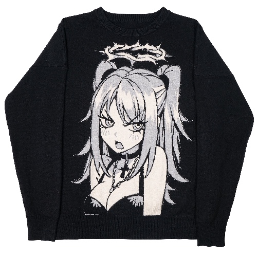 Ride Or Die Knitted Sweatshirt - xl