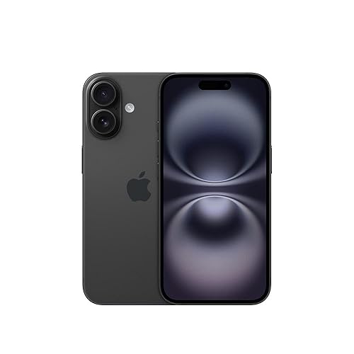 Apple iPhone 16, US Version, 512GB, Black - Unlocked (Renewed) - Black - 512GB