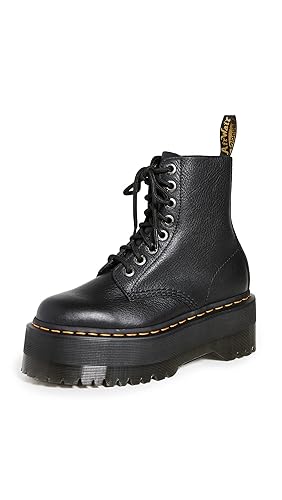 Dr. Martens Women's 1460 Pascal Max Combat Boots - 8 - Black
