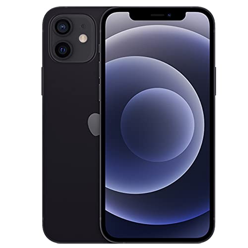 Apple iPhone 12, 64GB, Black - Fully Unlocked (Renewed) - 64GB - Black - Unlocked - Renewed