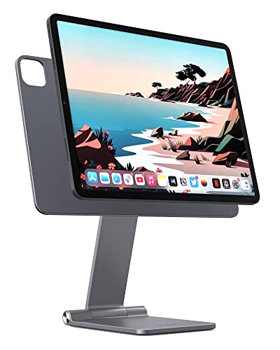 LULULOOK Magnetic Stand for iPad Pro/Air, Foldable Portable Adjustable Magnetic iPad Stand Holder iPad Pro Stand for Apple iPad Pro 11'' 1st/2nd/3rd/4th Gen iPad Air 4th/5th/10.9" - 10.9"/11" - New Foldable