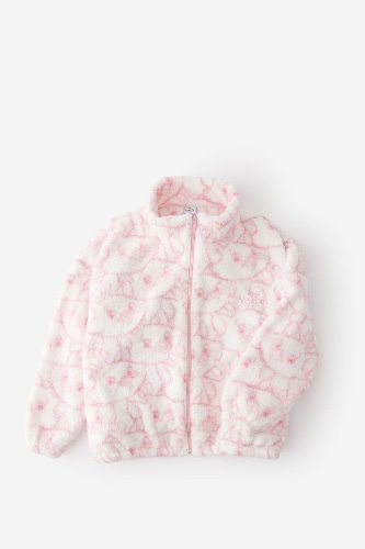 Aristocats Teddy Zip Oversized Fleece Jacket