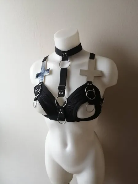 Double cross mesh harness