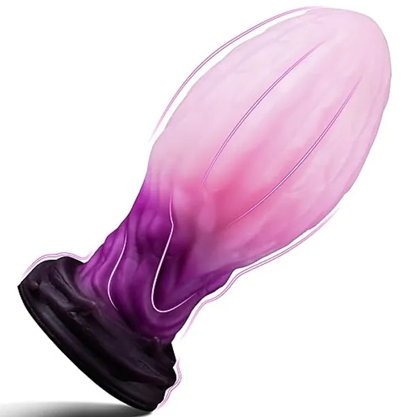 6.10in Huge Butt Plug Fantasy Anal Plug, Giant Butplug Soft Silicone XL Butt Plug for Anal Play, Anal Trainer with Strong Suction Cup for Anal Stretch, Anal Sex Toys for Men Women Gay Couples - L