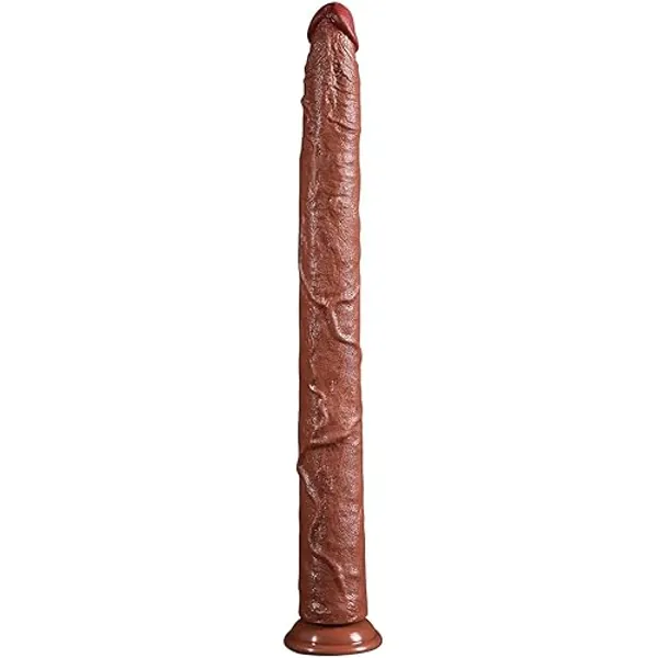 20.47 Inch Extra Super Long Dildo Anal Plug Sex Toys for Deepest Sex,Realistic No-Balls Huge Big Thick Giant Dildo with Small Glans,Strong Suction Cup Soft Flexible Strap on Dildo for Women Men Gay