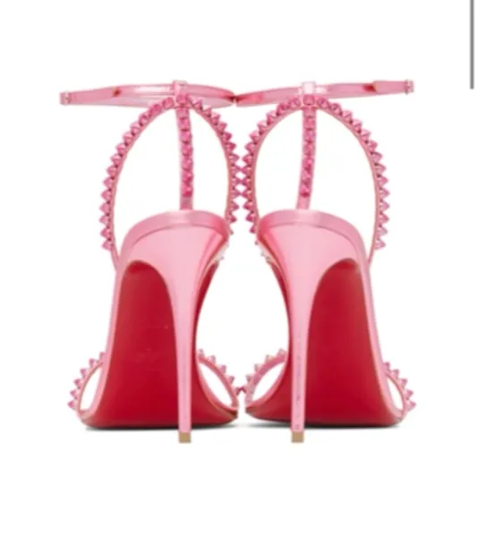 CHRISTIAN LOUBOUTIN Pink So Me 100 Heeled Sandals