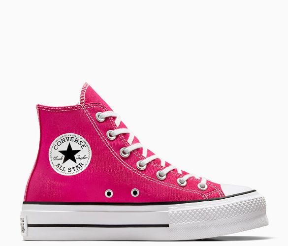 Platform converse pink 