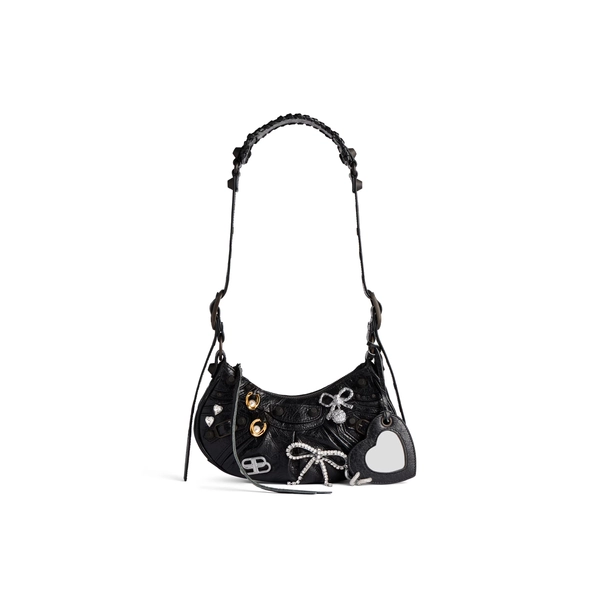 Women's Le Cagole Shoulder Bag Xs in Black