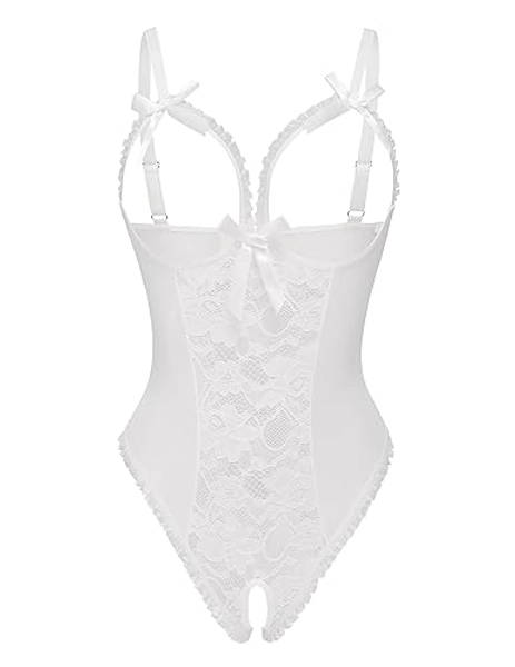 Avidlove Sexy Lingerie for Women One Piece Lace Babydoll Sleepwear Bodysuit