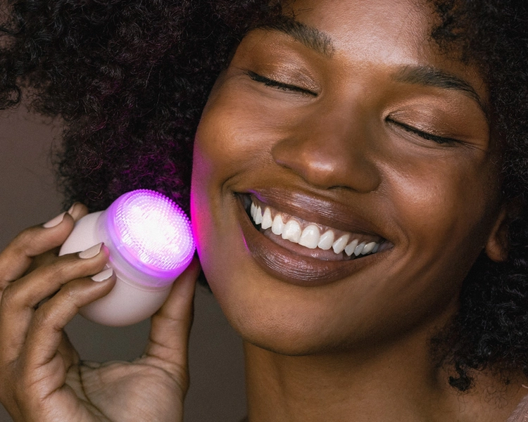 LEDA Blue Acne Fighting LED Sonic Facial Brush