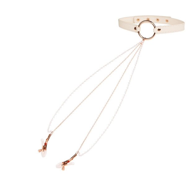 Choker with nippleclamps