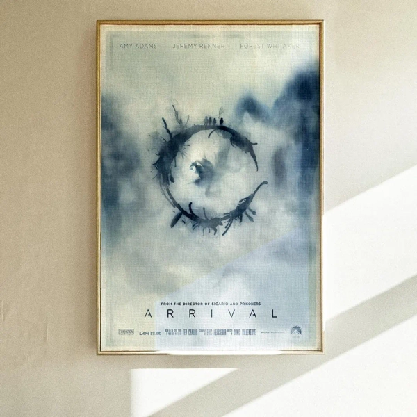 Arrival Movie Poster Minimalist Poster Home Decor Wall Art Movie Poster Vintage Poster Wrapped Poster Canvas Art - Etsy UK