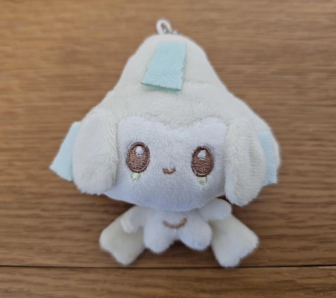 Jirachi Pokemon Plush Ball chain Keychain Small Fan-made