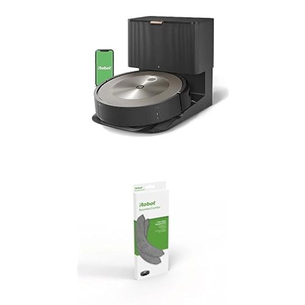 Bundle of iRobot Roomba j9+ Self-Emptying Robot Vacuum w/iRobot Roomba Authentic Replacement Parts - Roomba Combo™ j Series Microfiber Mopping Pad 2-Pack