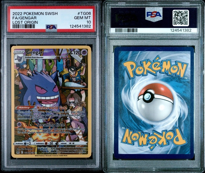 💀 Pokémon Lost Origin Gengar #TG06 PSA 10 GEM MINT 🔥👻