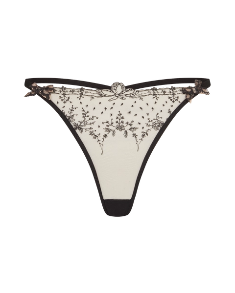 Graice Thong in Black/Sand | By Agent Provocateur