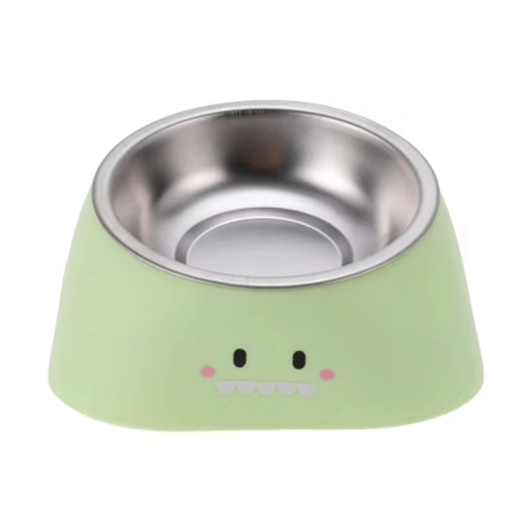 Unique Bargains Durable Dog Bowls Green 1 Pc