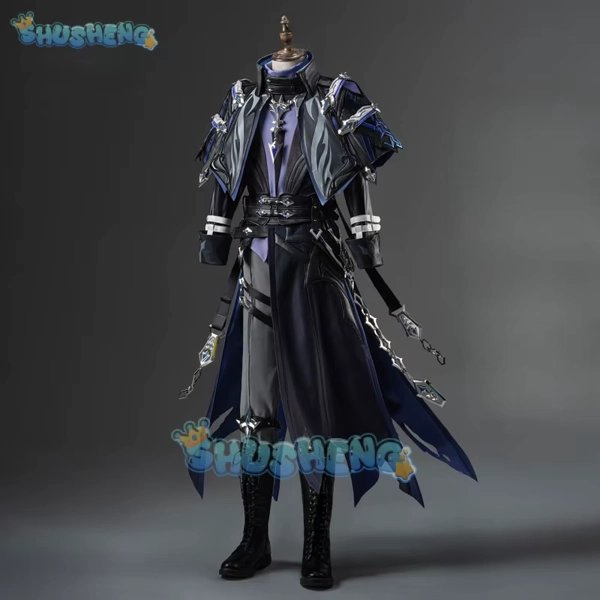 Genshin Impact Kyryll Chudomirovich Flins Cosplay Costume Wig Uniform Game Cos Outfit Halloween Party for Women Men Carnival - AliExpress 200000532