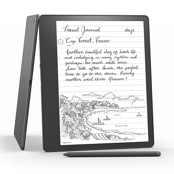 Kindle Scribe (16 GB) the first Kindle for reading, writing, journaling and sketching - with a 10.2” 300 ppi Paperwhite display, includes Premium Pen