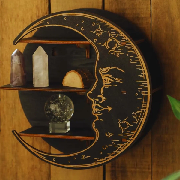 Half Moon Miniature Shelf