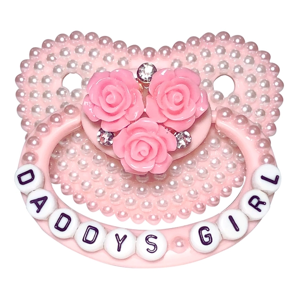 Baby Bear Pacis Adult Pacifier Daddy’s Girl Pink Adult Paci (DDLG/ABDL)