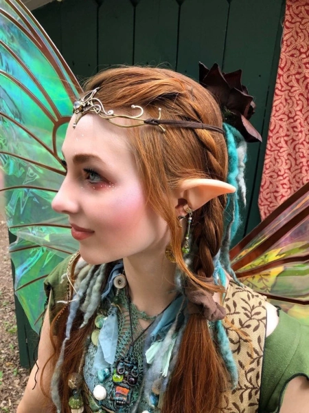 Any Skintone, Moon Elf Ears: handmade, latex ear tips. Great for cosplay, costumes, Link, Zelda, Halloween, & Christmas - Primary color: ⦿ Very Fair
