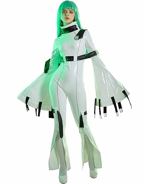 Cosplay.fm Women’s Anime Cosplay Costume Bodysuit with Choker Stockings