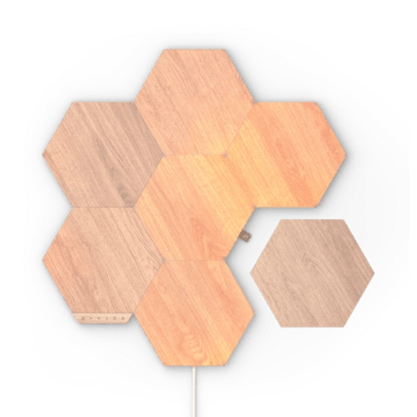Nanoleaf Elements | Wood Look Panels | Smart LED Lights (Smarter Kit)