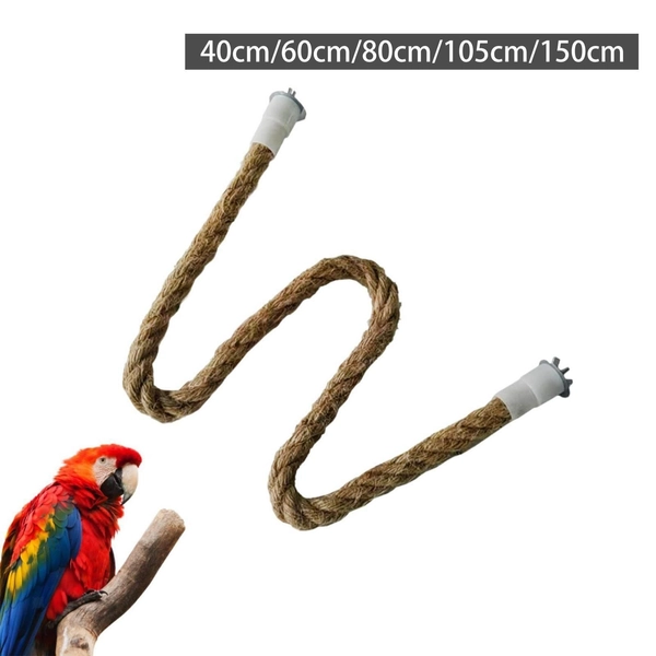 Parrot Rope Bird Perch Stand Playground Rope Perches