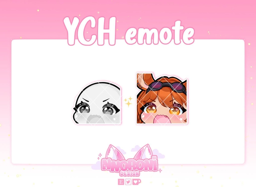 YCH Twitch émote personnalisée