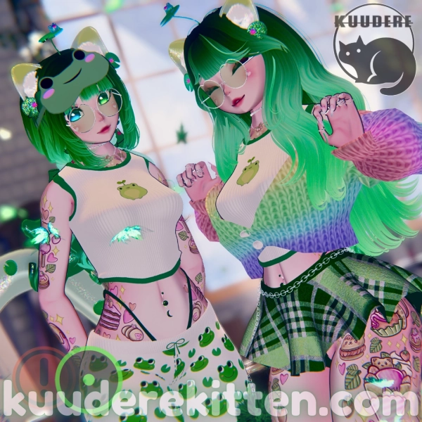 Froggy [SPS][PC ONLY][VRCHAT AVATAR] by kuuderekitten on Jinxxy