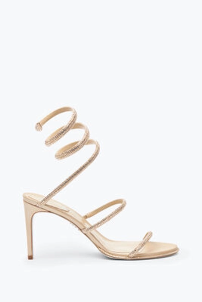 Jeweled CLEO NEUTRAL SANDAL 80 | Rene Caovilla®