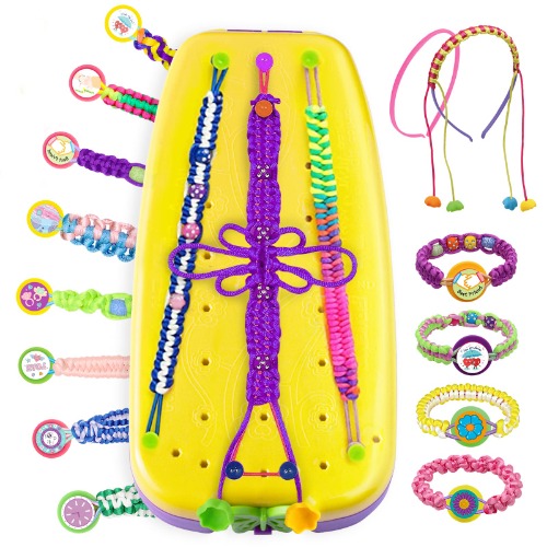 Careenoah Friendship Bracelet Making Kit for Girls, Arts and Crafts Toys for Kids Age 8-12 DIY Kids Jewelry Bracelet String Maker Kit, Christmas Birthday Gifts for 6 7 8 9 Years Old Teen Girls1 - 