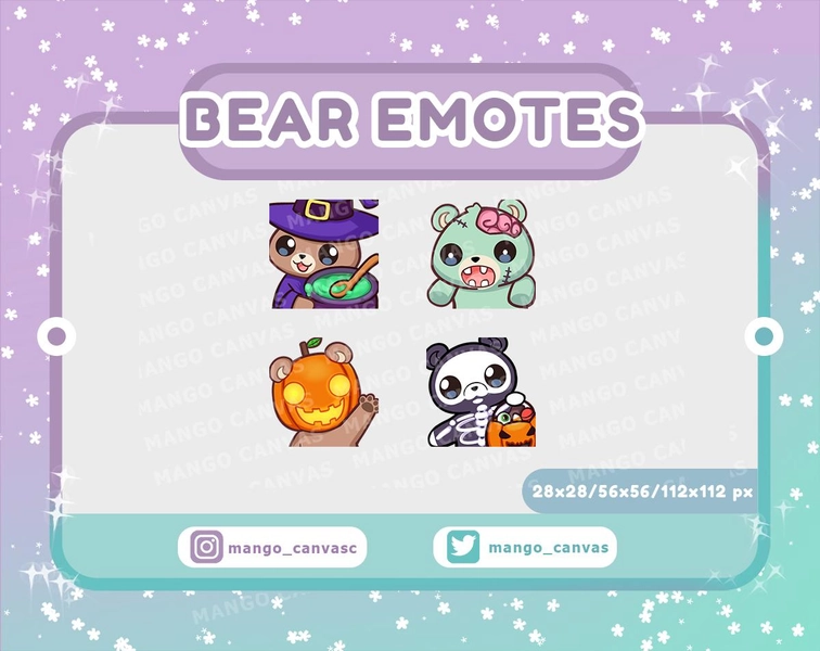 Bear Halloween Emotes