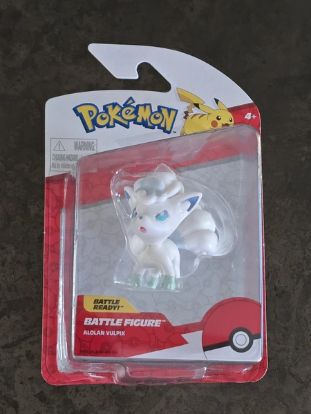 Pokemon Battle Ready ALOLAN VULPIX Battle 1.75" Figure NEW 2022 STOCKING STUFFER