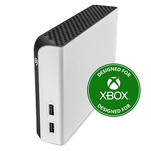 Seagate Game Drive Hub for Xbox, 8TB, Desktop External Hard Drive, with 2 USB ports, White, designed for Xbox One, 2 year Rescue services (STGG8000400) - 8 TB - HDD - HUB White