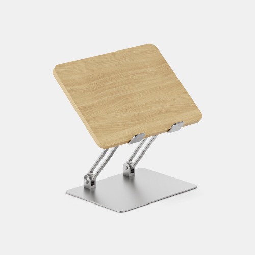 Open Box - Adjustable Laptop Stand - Woodgrain / Like New