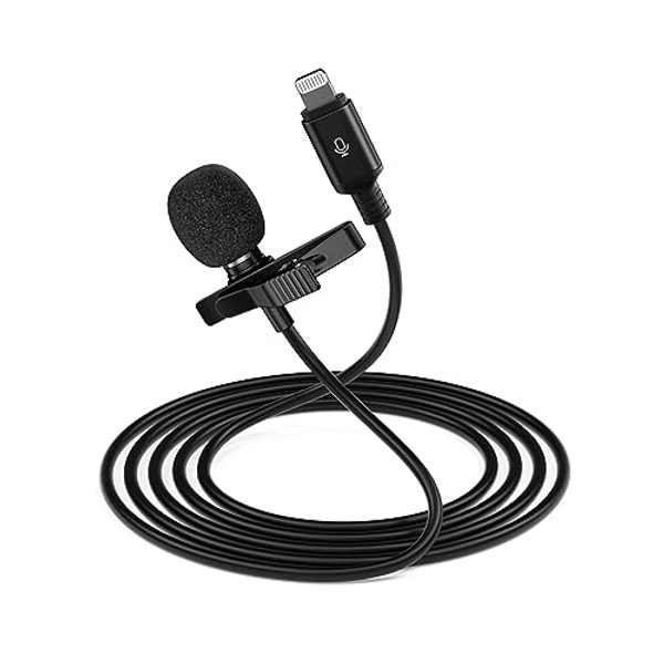 Throne Serenity Mom ASMR ttstar Lavalier Microphone for iPhone Lapel Mic for Video Recording
