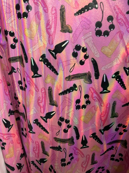 Adult toy fabric- sold by the yard