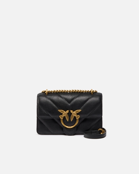 Love Bag mini crossbody bag in distressed-effect leather