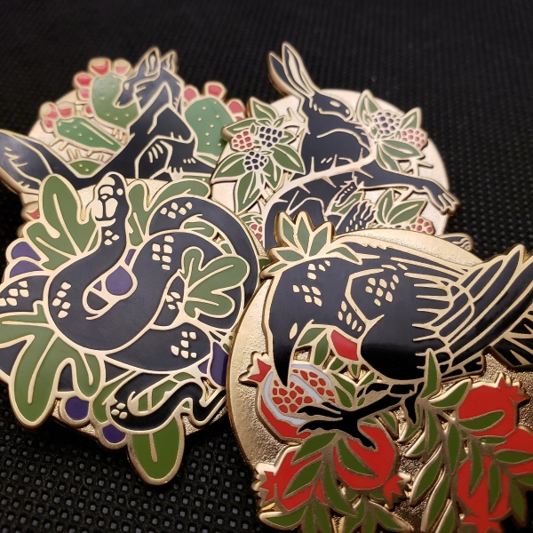 Sweet Talk Large Enamel Pins