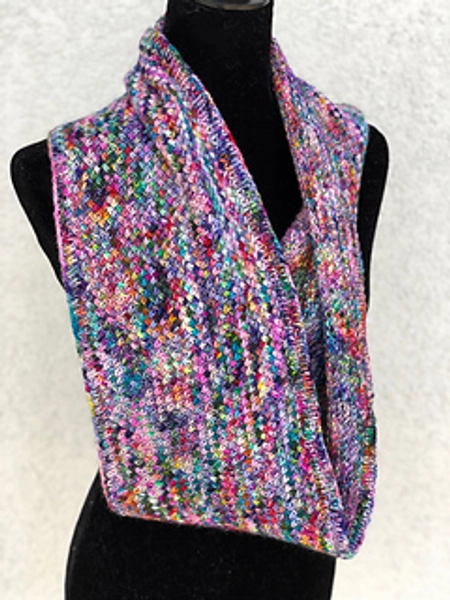 CrissCross Infinity Cowl pattern by Keith Leonard