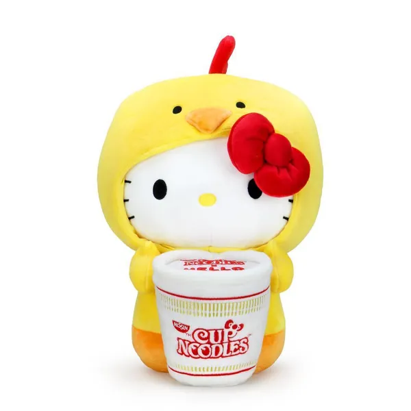 Chicken Nissin Cup Noodles X Hello Kitty - Kidrobot Medium Plush