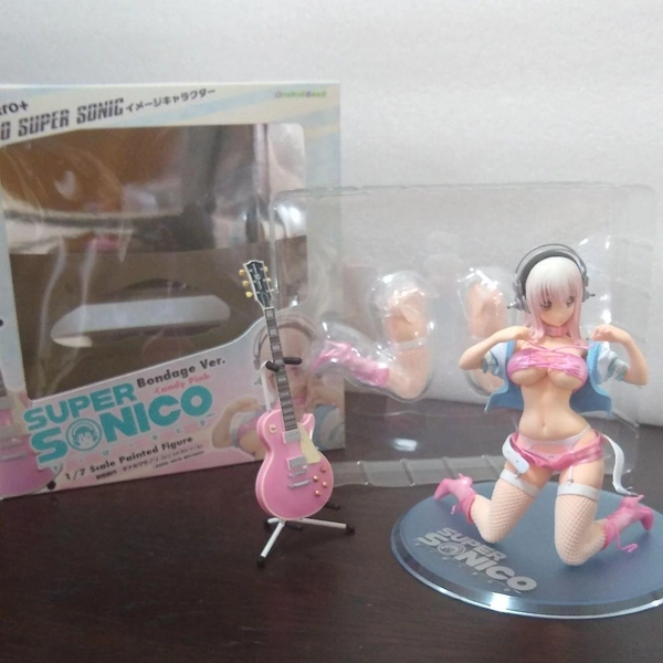 Super Sonico Bondage Ver 1/7 Figure Candy Pink Super Sonic Orchid Seed Nitro